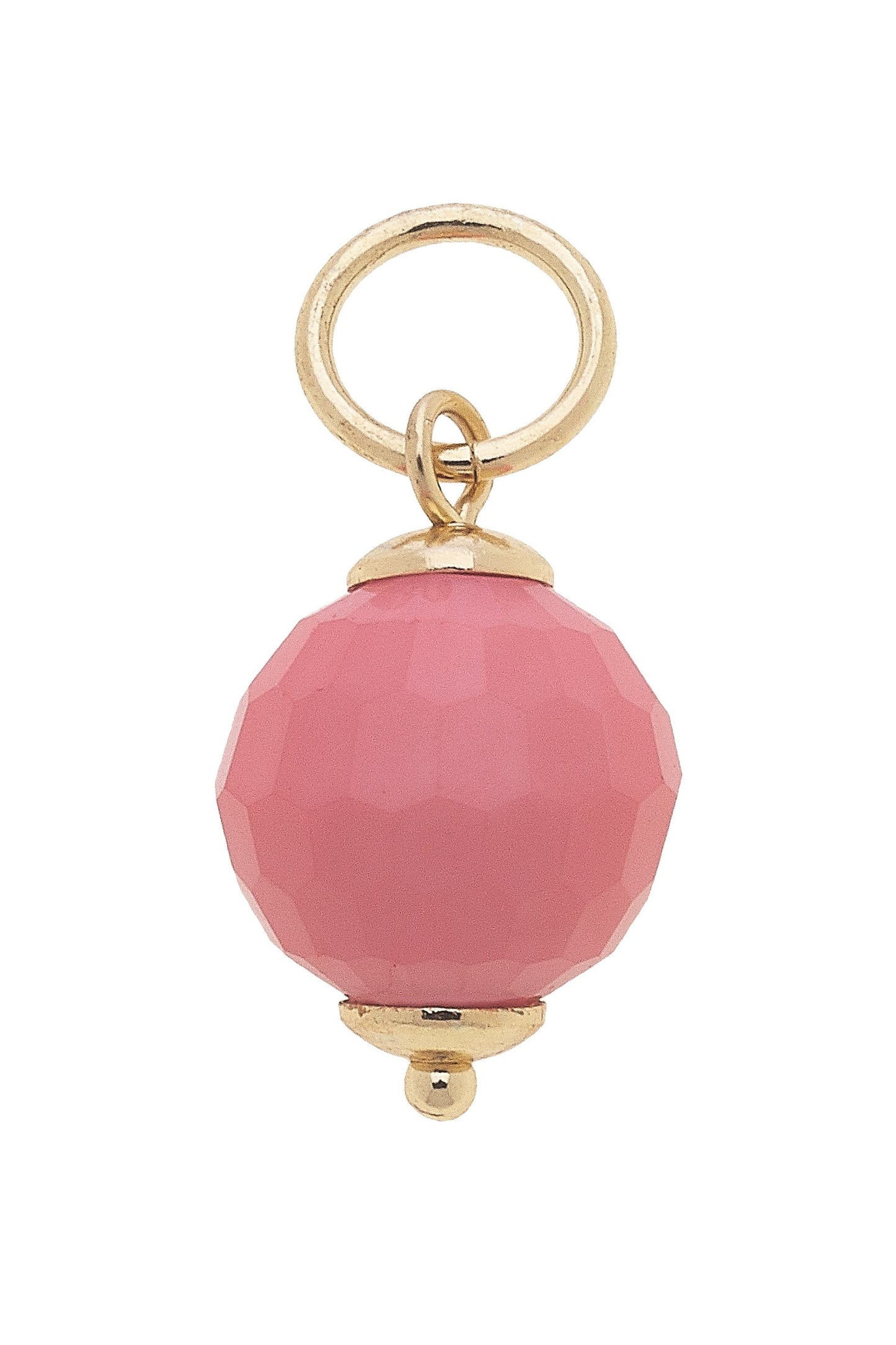 Resin Bead Charm in Pink