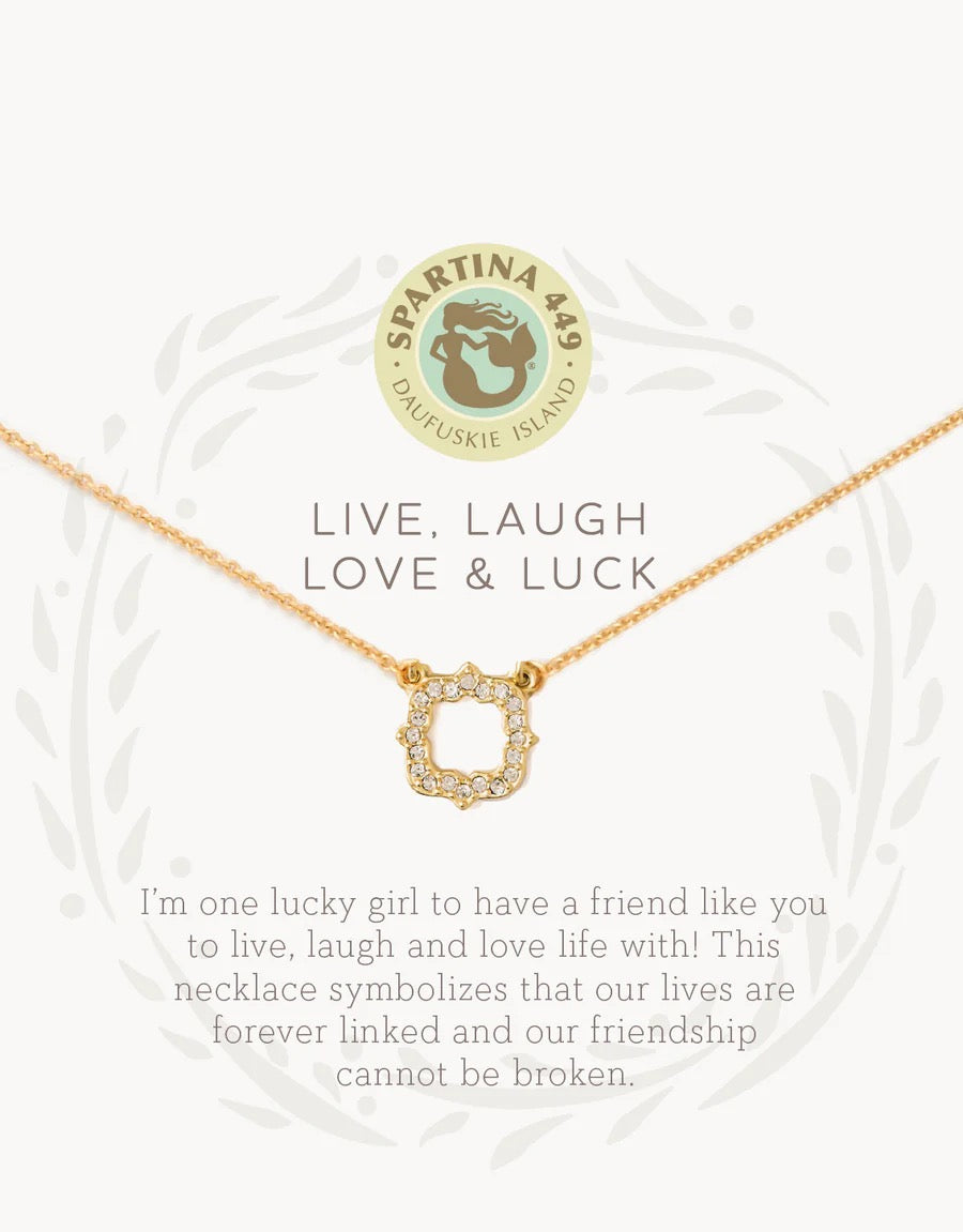 Sea La Vie Necklace Luck/Quatrefoil by Spartina 449