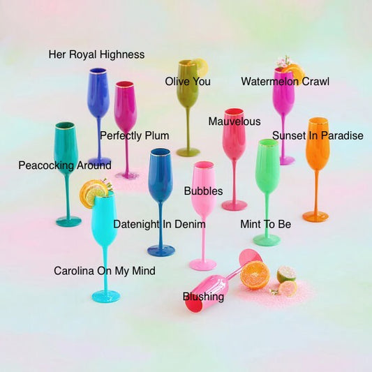 Sugar Plum Champagne Flute