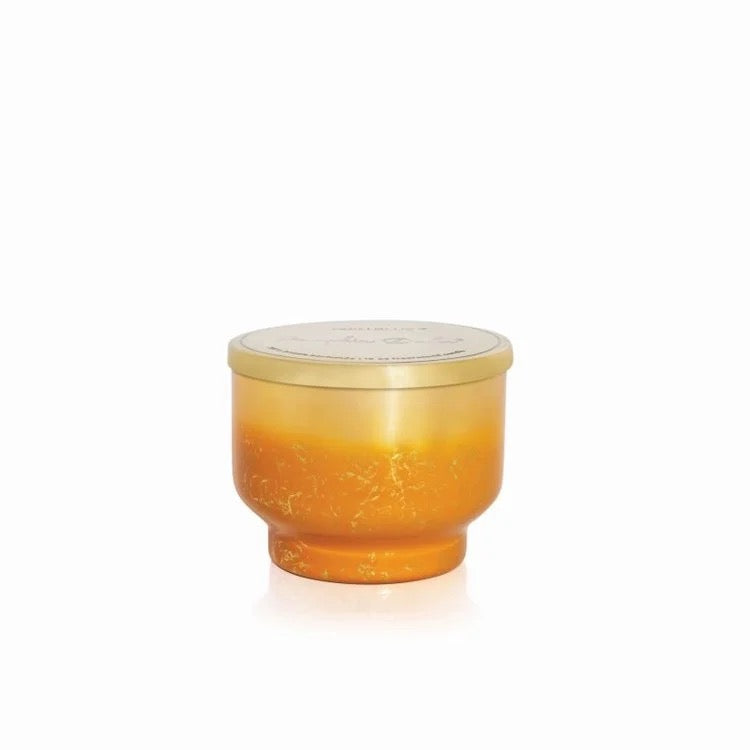 Capri Blue 10 Ounce Glimmer Inverted Jar Candle - Pumpkin Dulce