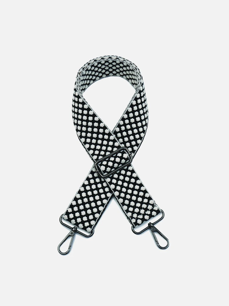 Jen & Co Dotted Guitar Strap - Black
