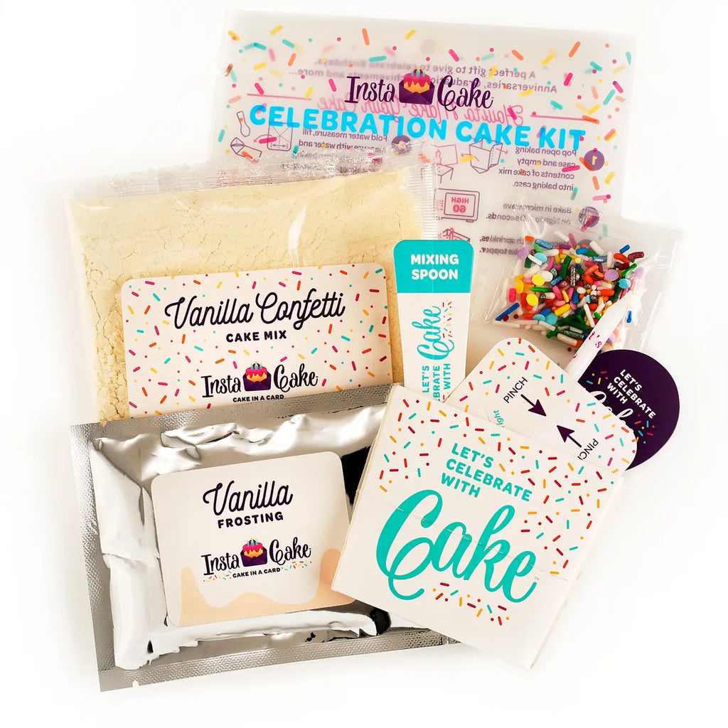 Insta Cake Vanilla Celebration Cake Kit