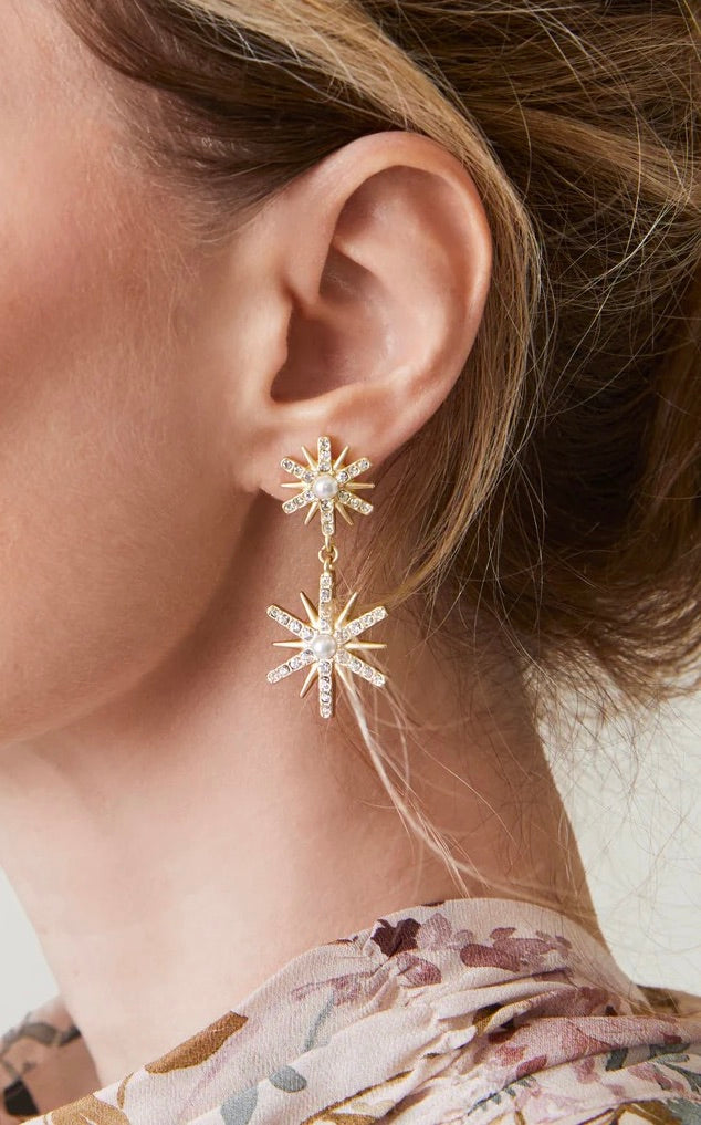 Starry Night Earrings Crystal by Spartina 449