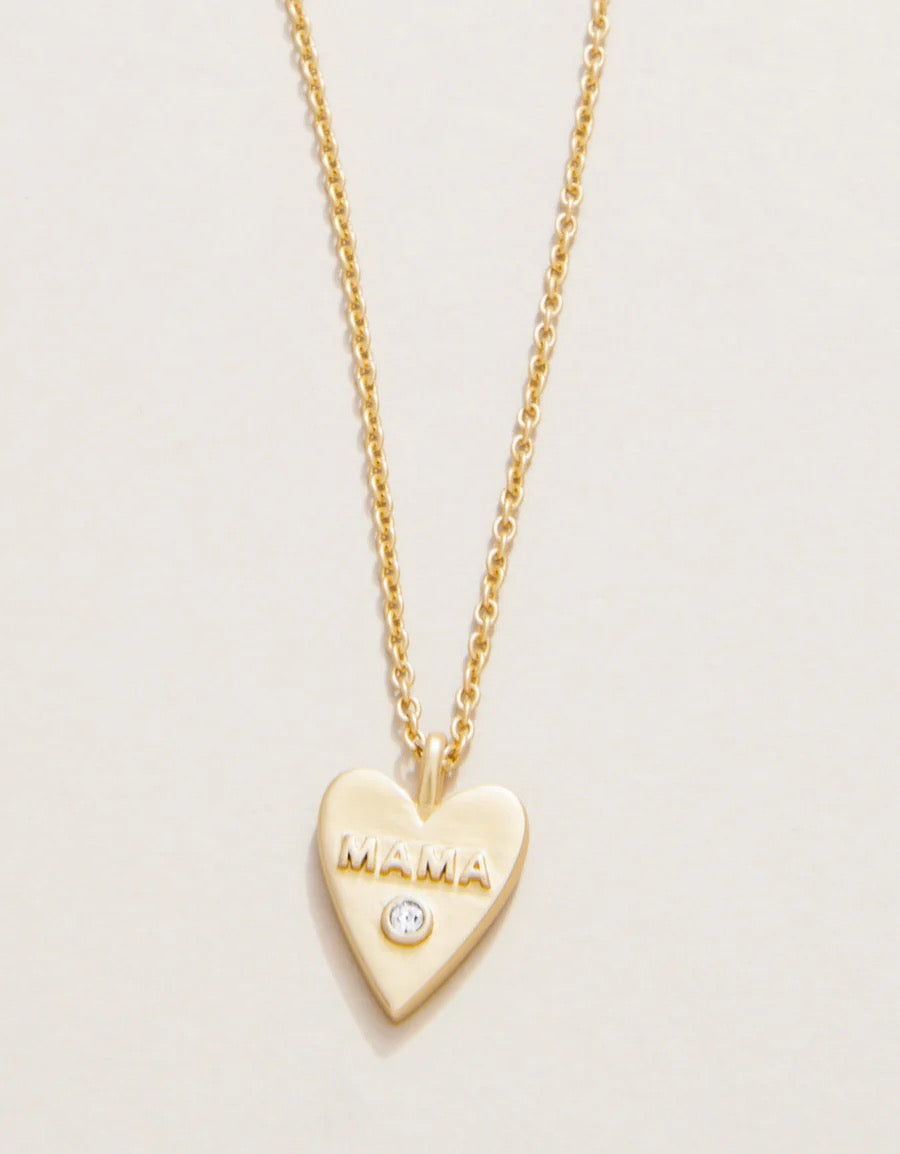 Sea La Vie Necklace 18" Mama/Heart by Spartina 449