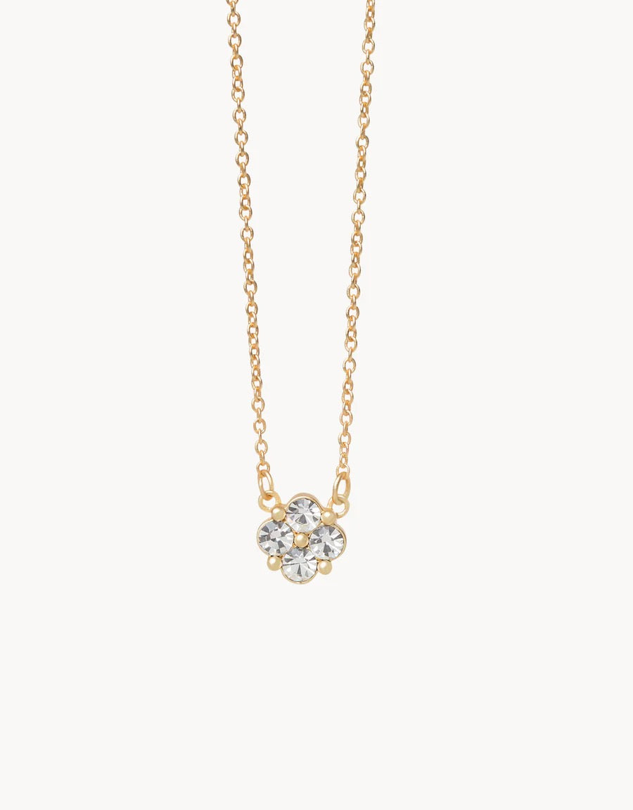 Sea La Vie Necklace Blessed Crystal Clover by Spartina 449