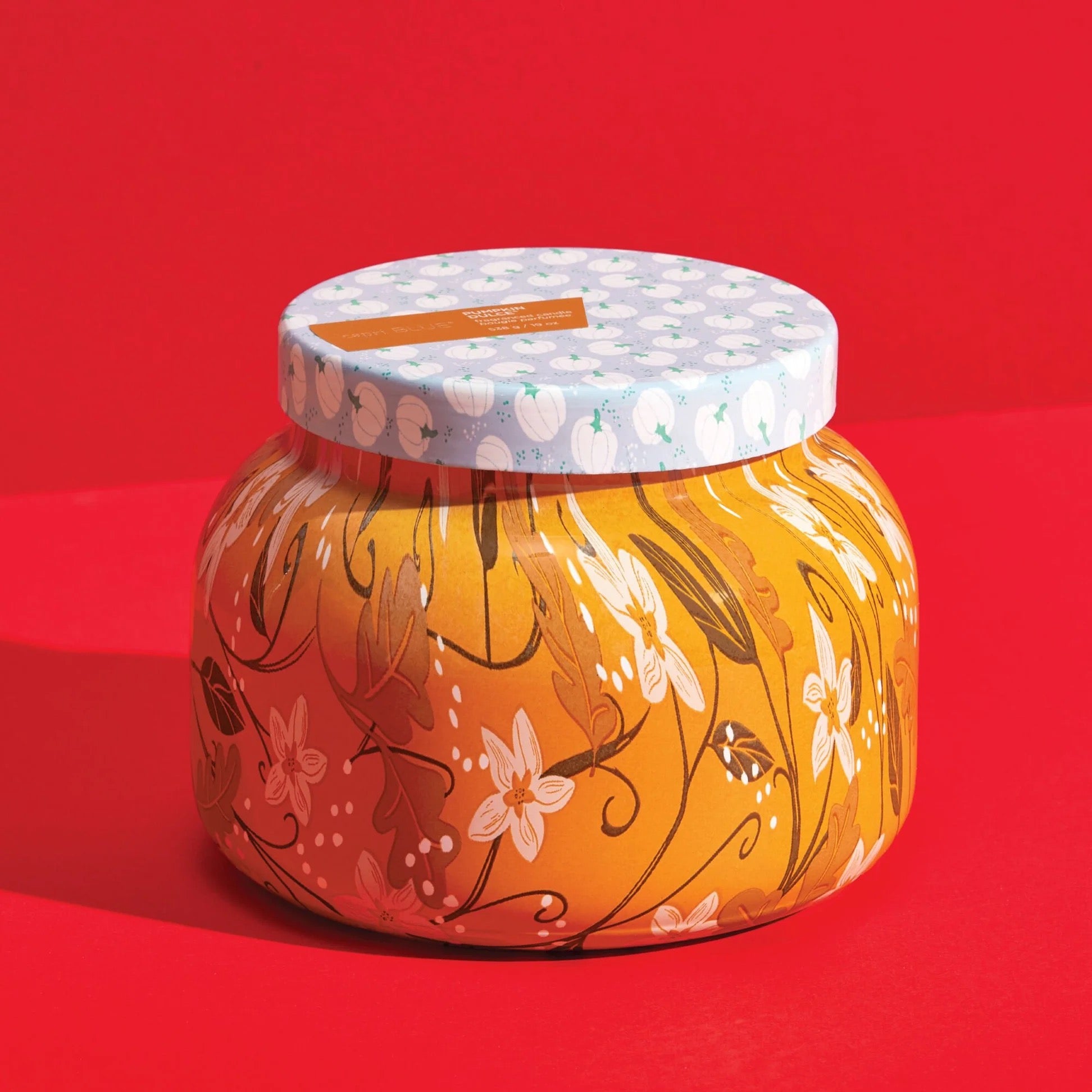 Capri Blue 19 Ounce Pattern Play Candle - Pumpkin Dulce
