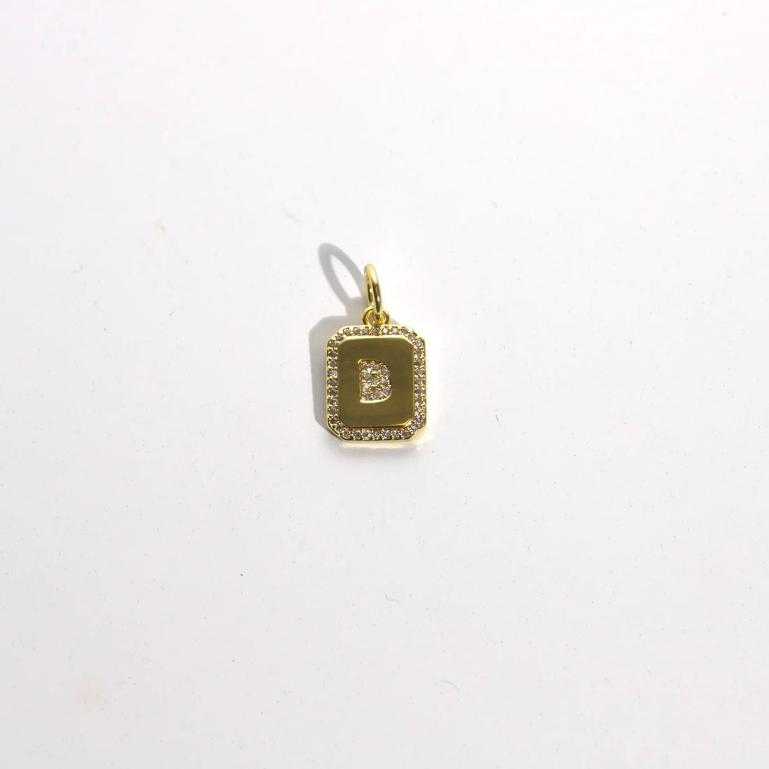 Goddess Charm Bar Initial Charm