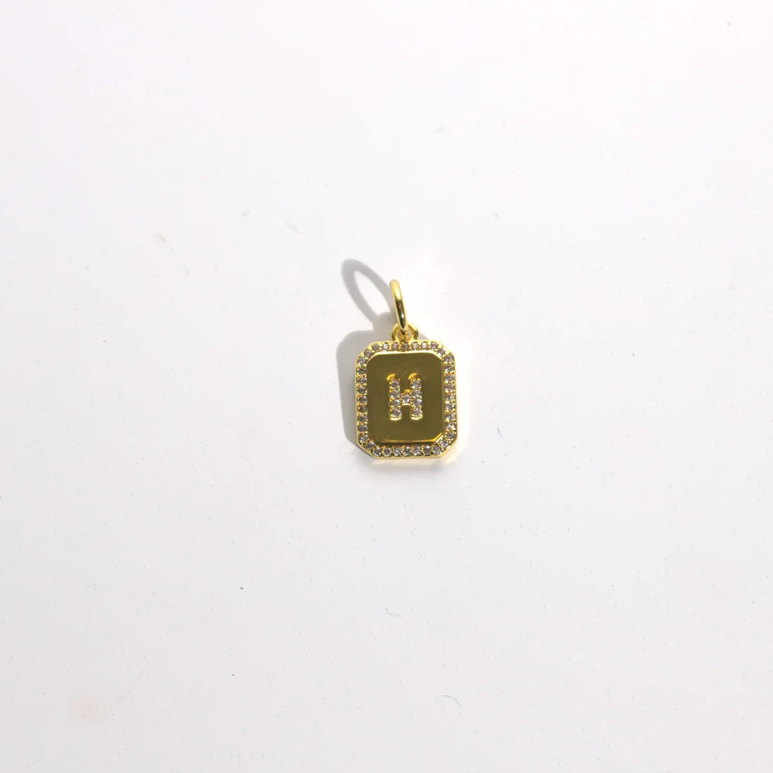 Goddess Charm Bar Initial Charm