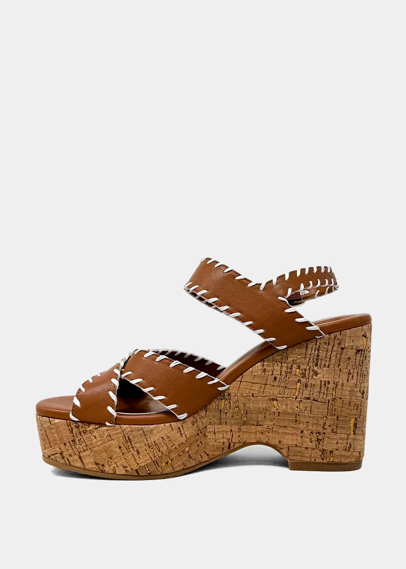 Jada Wedge Sandal - Camel