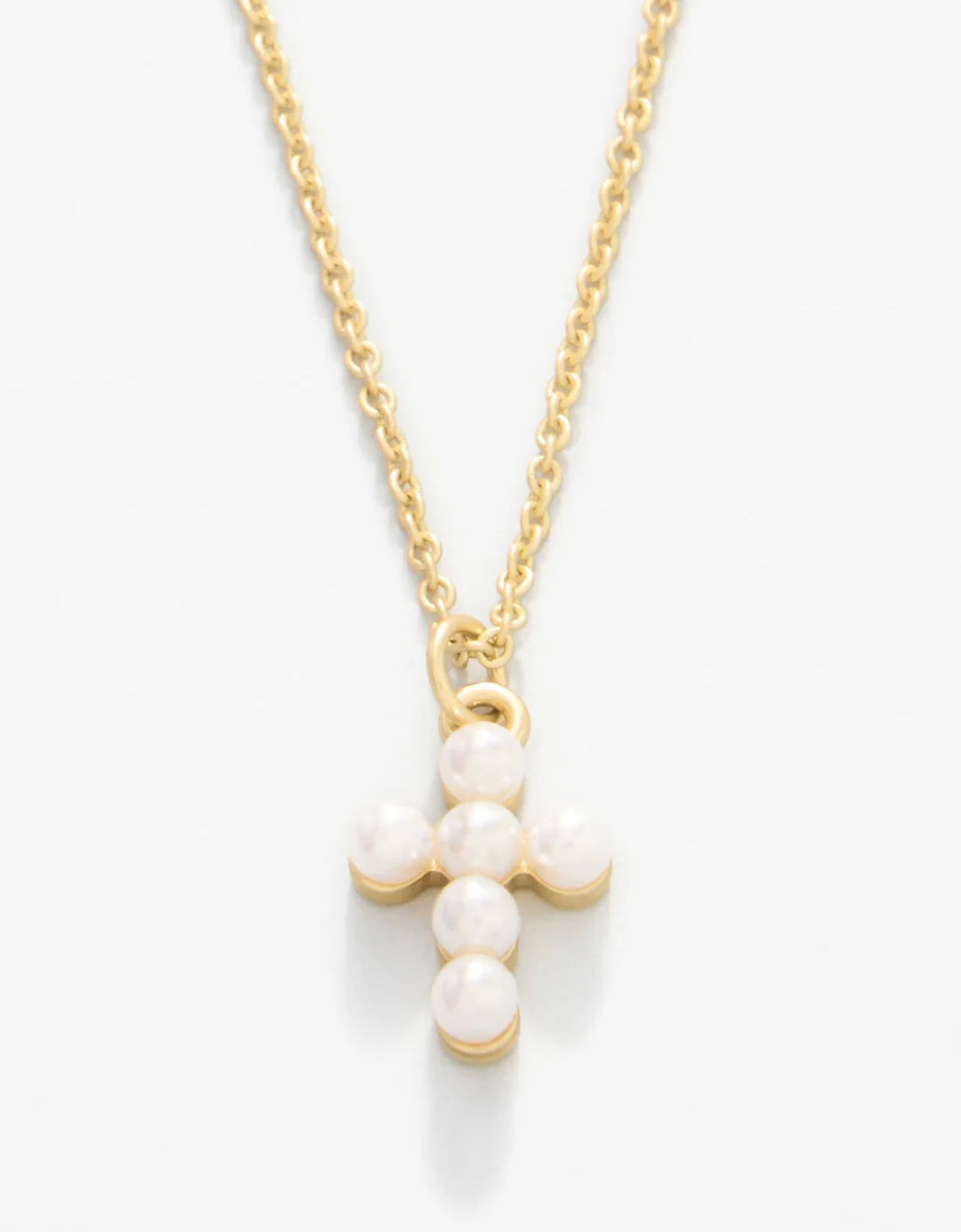 Sea La Vie Faith Pearl Cross Necklace by Spartina 449