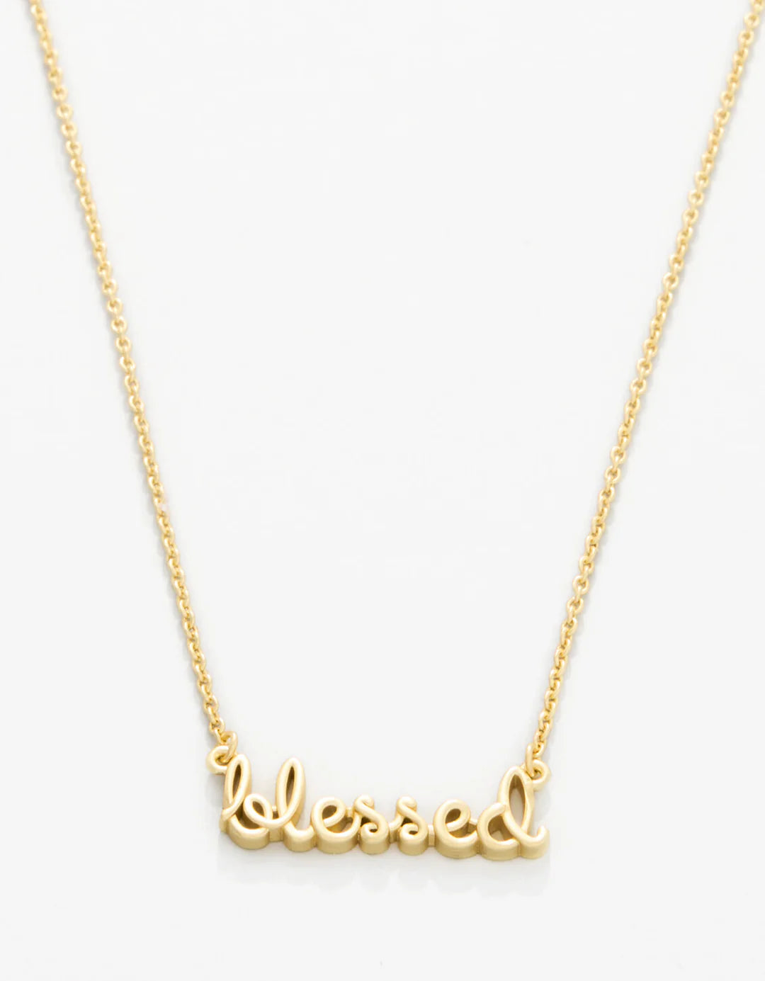Sea La Vie Blessed Script Necklace by Spartina 449