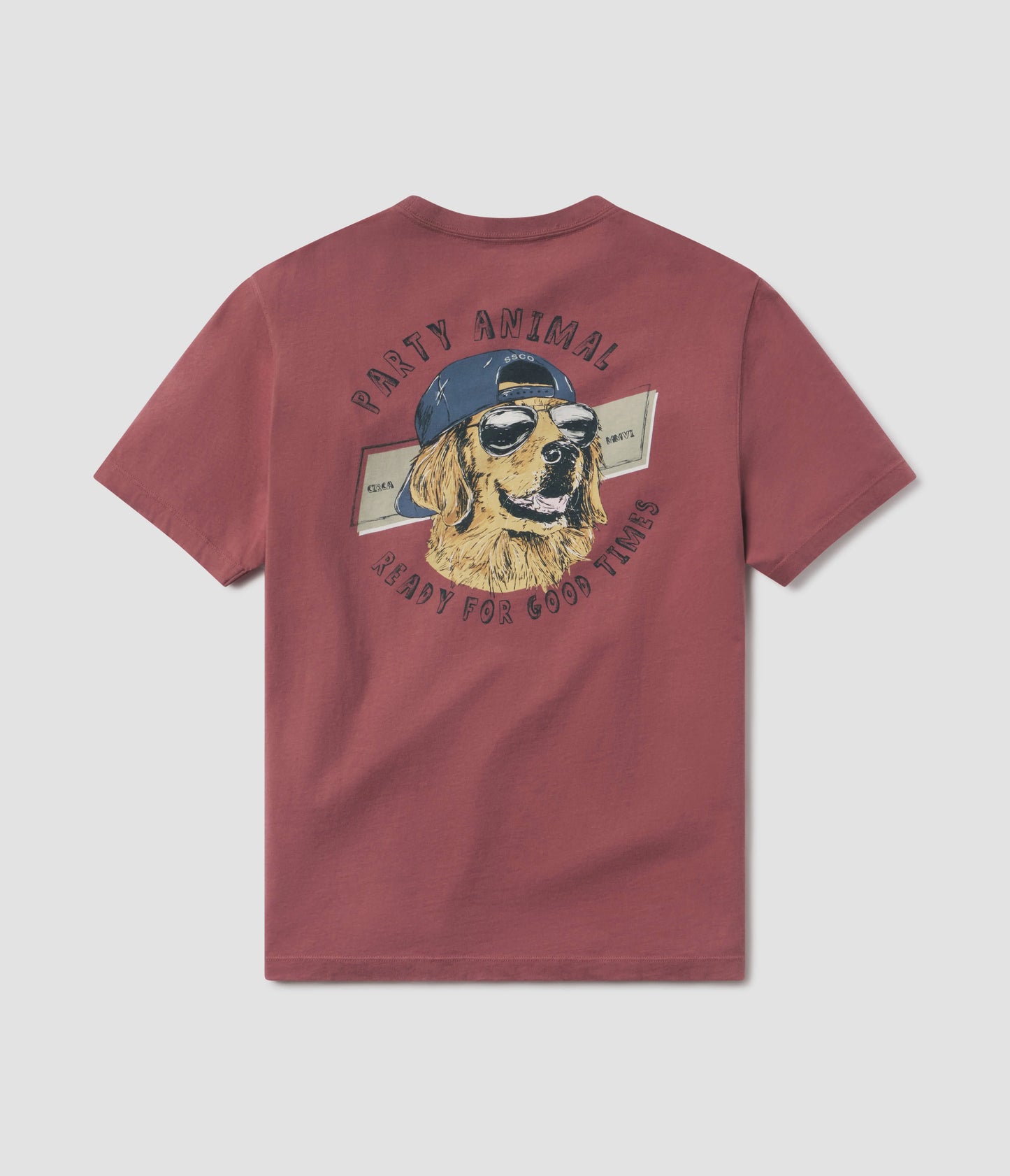 SSCO Party Animal Tee SS - Red River