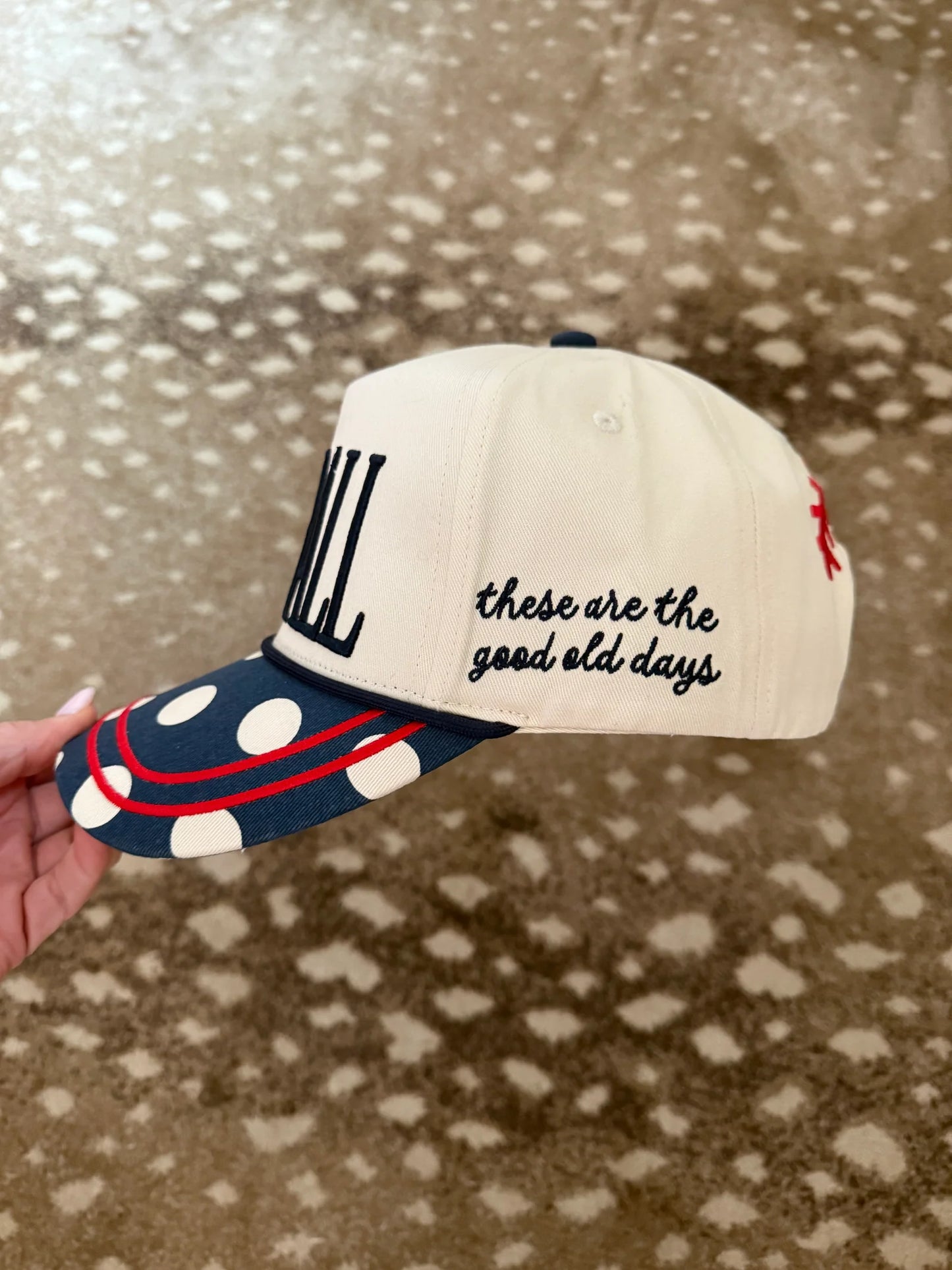 *PRE-ORDER* Polka Dot Baseball Hat