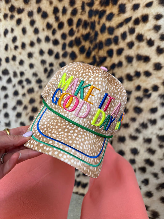 Make It A Good Day Fawn Hat