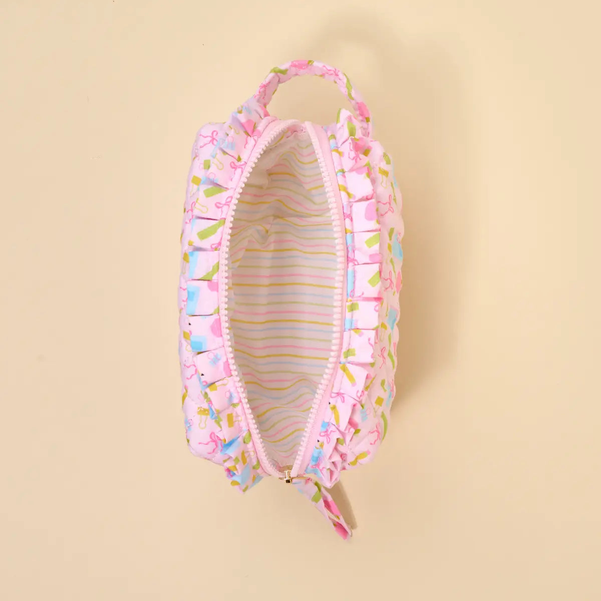 Essentials Quilted Cosmetic Pouch - School's In Session