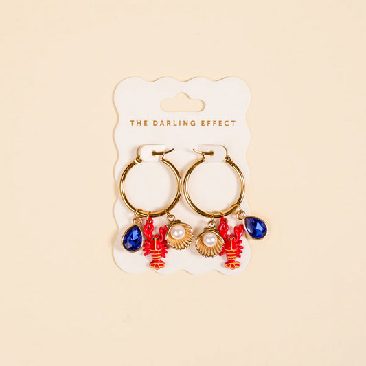 Signature Hoop Earrings - Under The Sea