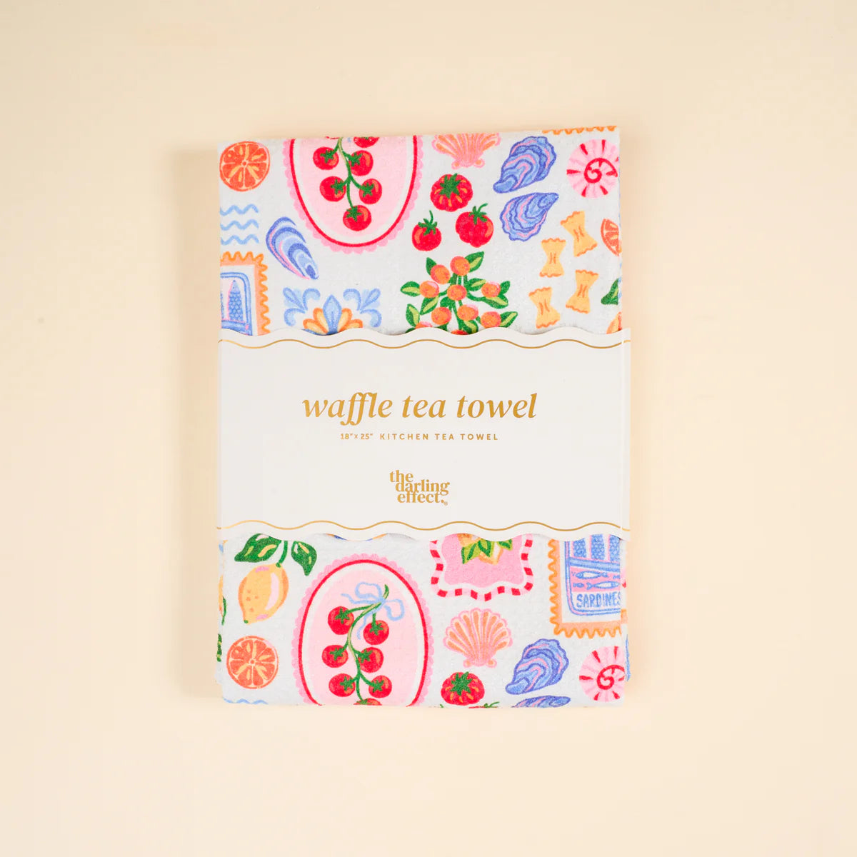 Waffle Tea Towel - Ciao Bella