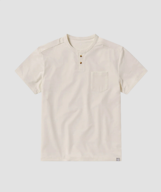 SSCO Max Comfort Henley SS - Off White