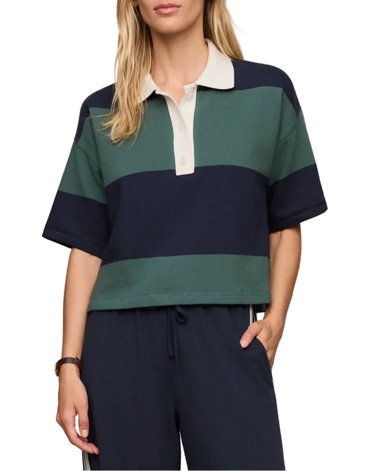 Z Supply Mariner Polo Top - Eclipse