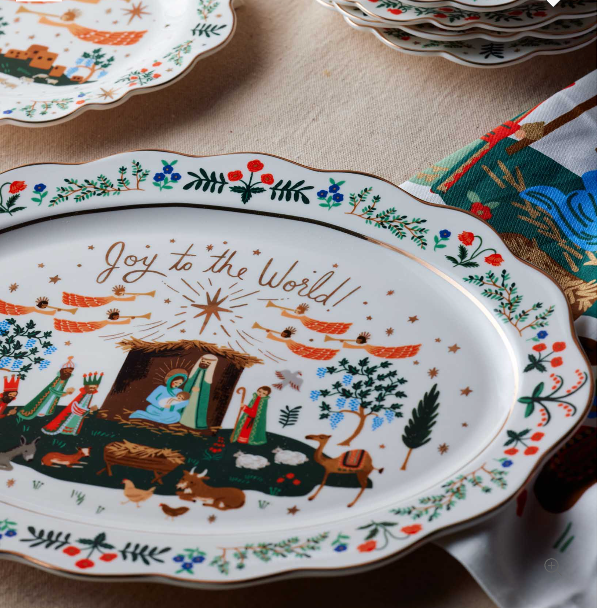 Rifle Paper Co. Nativity Porcelain Serving Platter