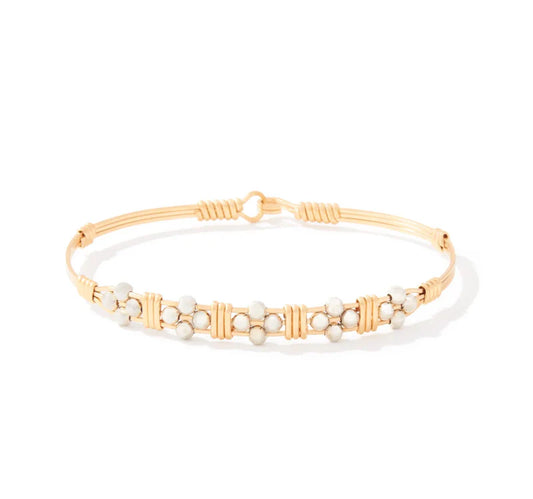 Timeless Elegance - 14K Gold Artist Wire with Sterling Silver Beads