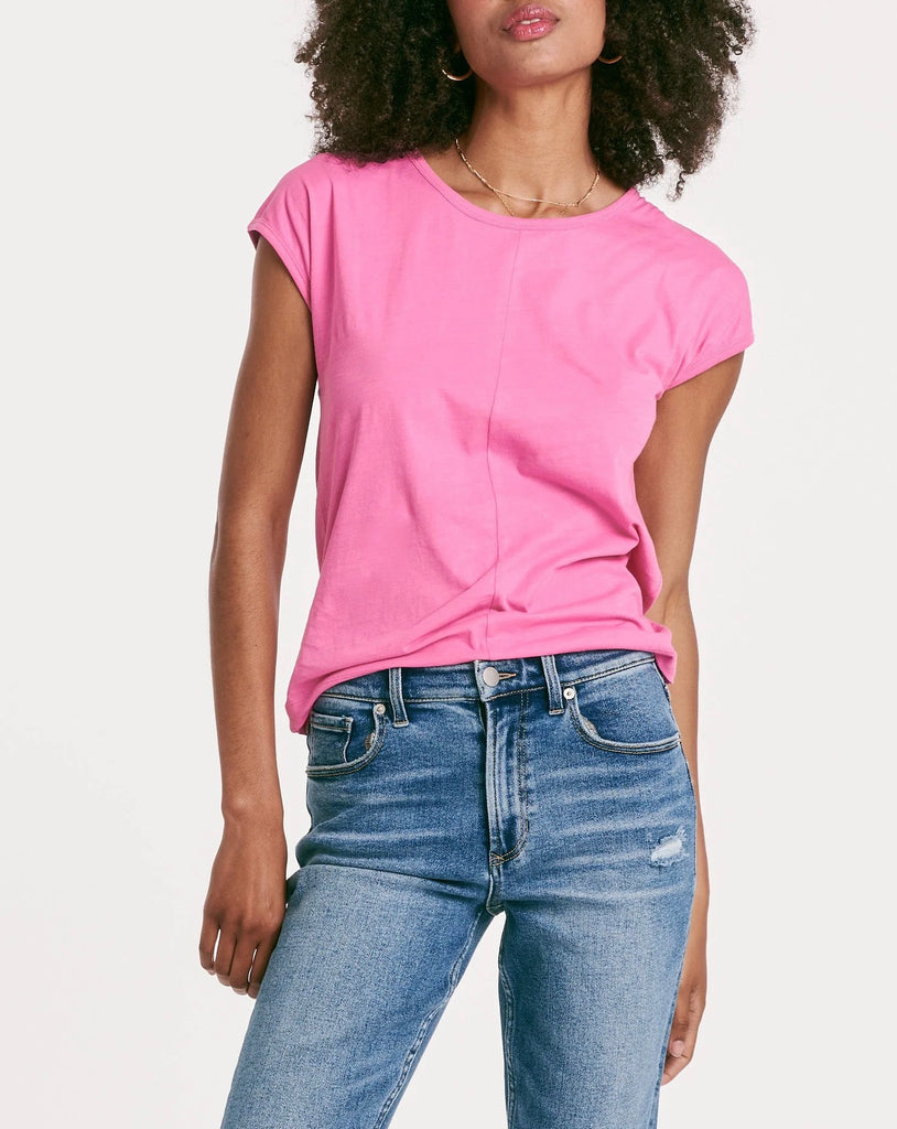 Another Love Lacey Jersey Top - Pink Tuberose