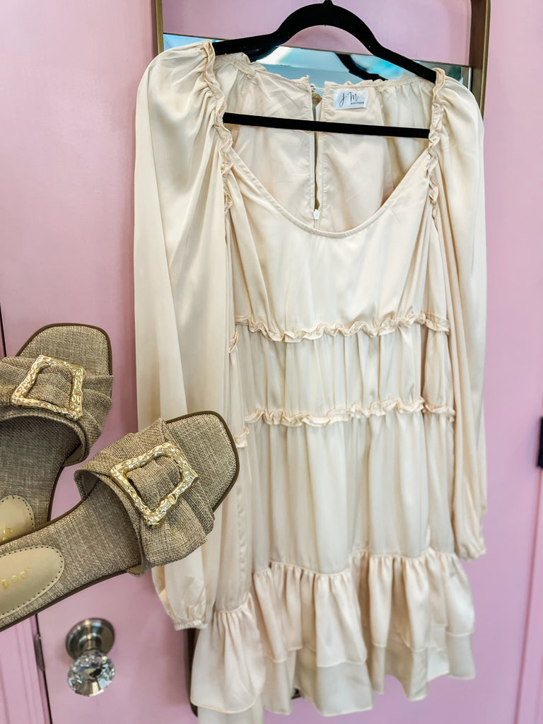 Wishing For You Ruffle Tiered Dress