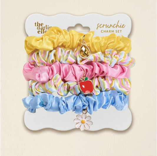 Scrunchie Charm Set - Color Me Happy