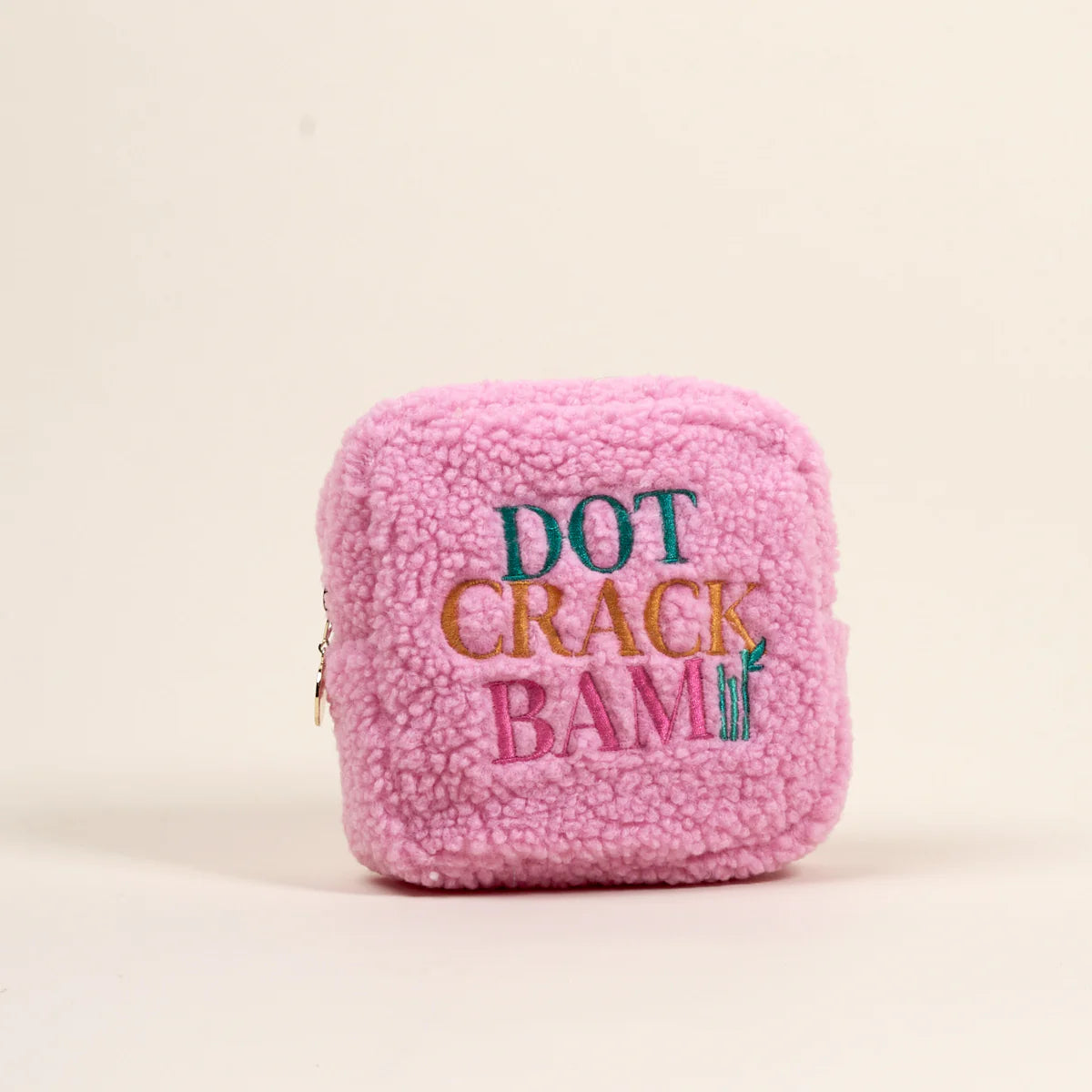 Teddy Pouch Square - Dot Crack Bam