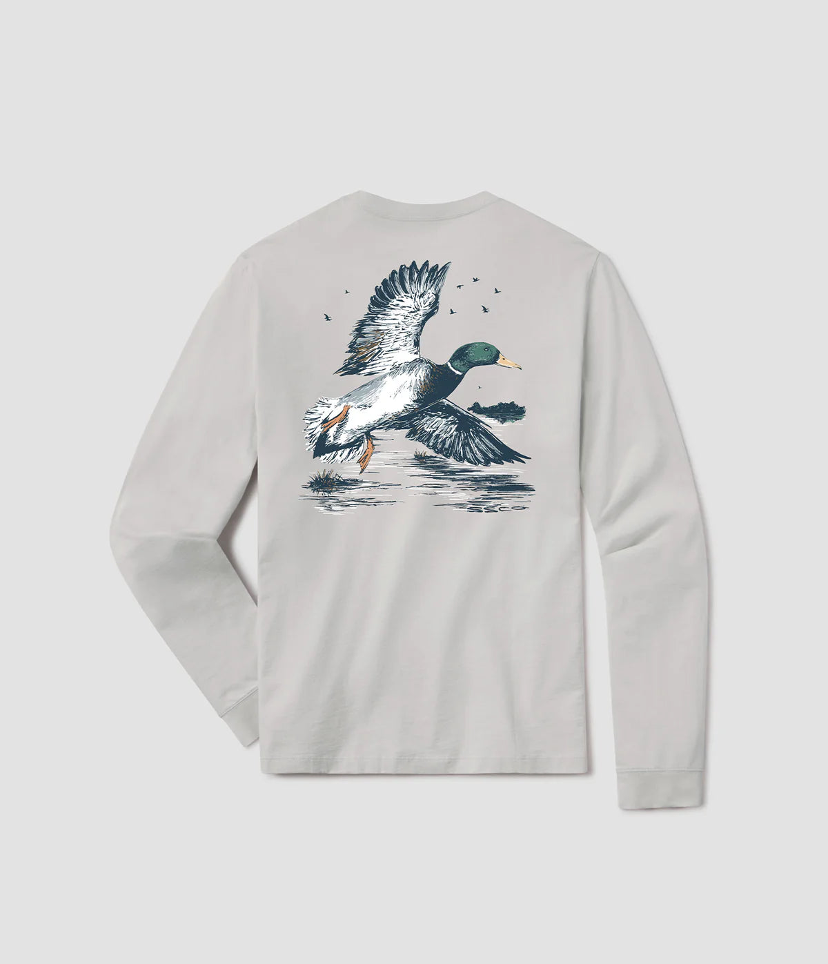 SSCO Youth Winged Pursuit Tee L/S - Oyster