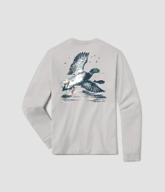 SSCO Youth Winged Pursuit Tee L/S - Oyster