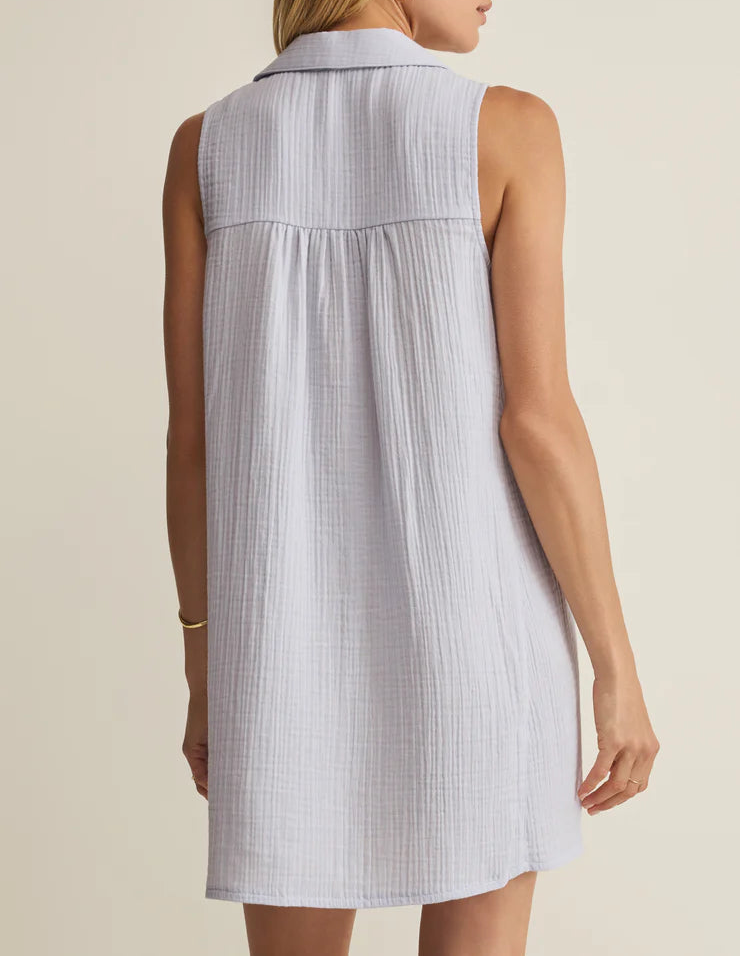 Z Supply New Light Mini Dress - Hamptons Blue