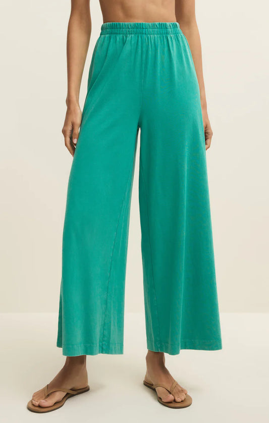 Z Supply Scout Jersey Crop Flare Pant - La Palma