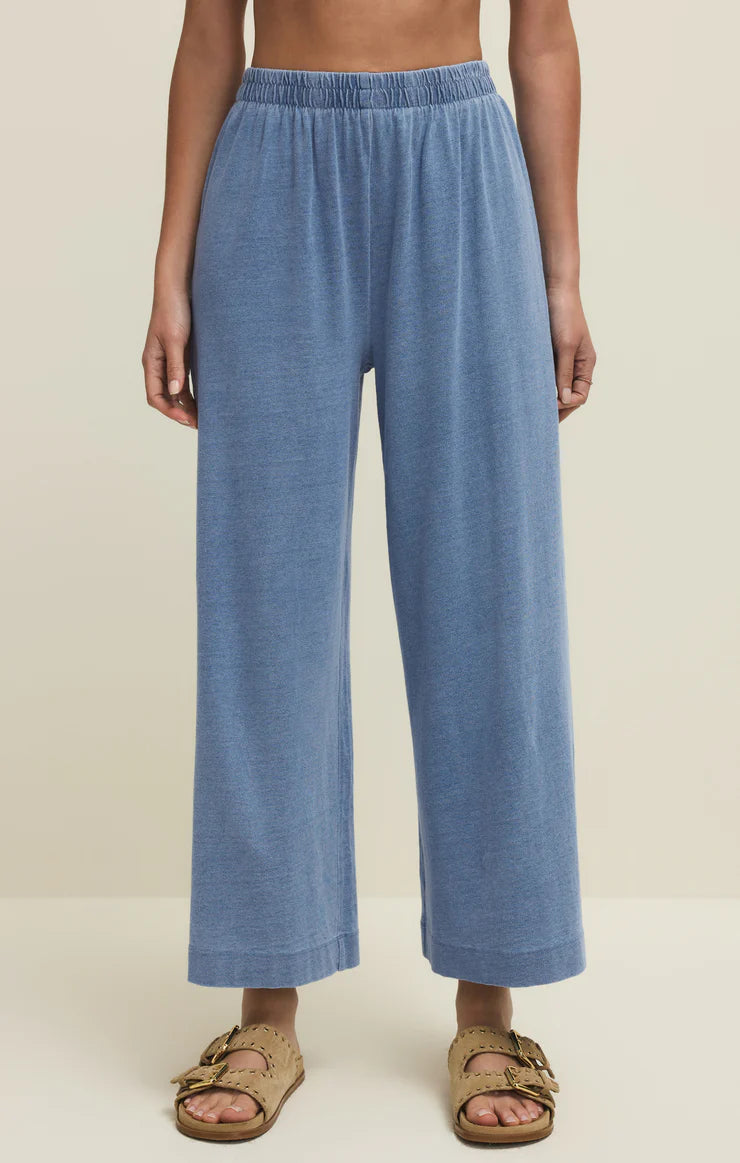 Z Supply Scout Jersey Denim Pant - Santorini indigo