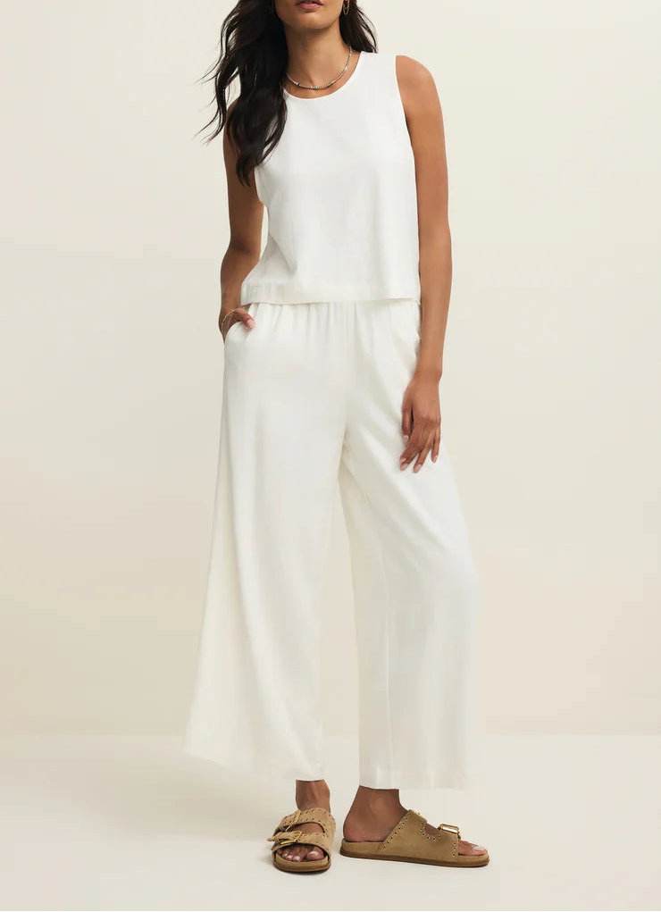 Z Supply Scout Linen Pant - White