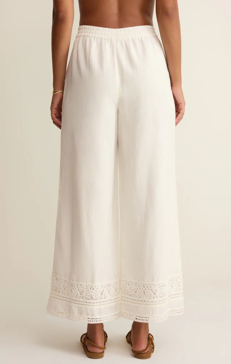 Z Supply Scout Embroidered Pant - White
