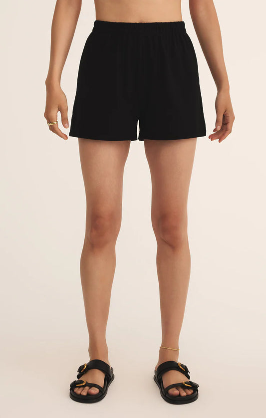Z Supply Scout Jersey Short - True Black