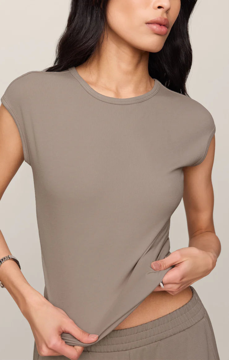 Z Supply Soft Trace Second Skin Top - Wild Mushroom