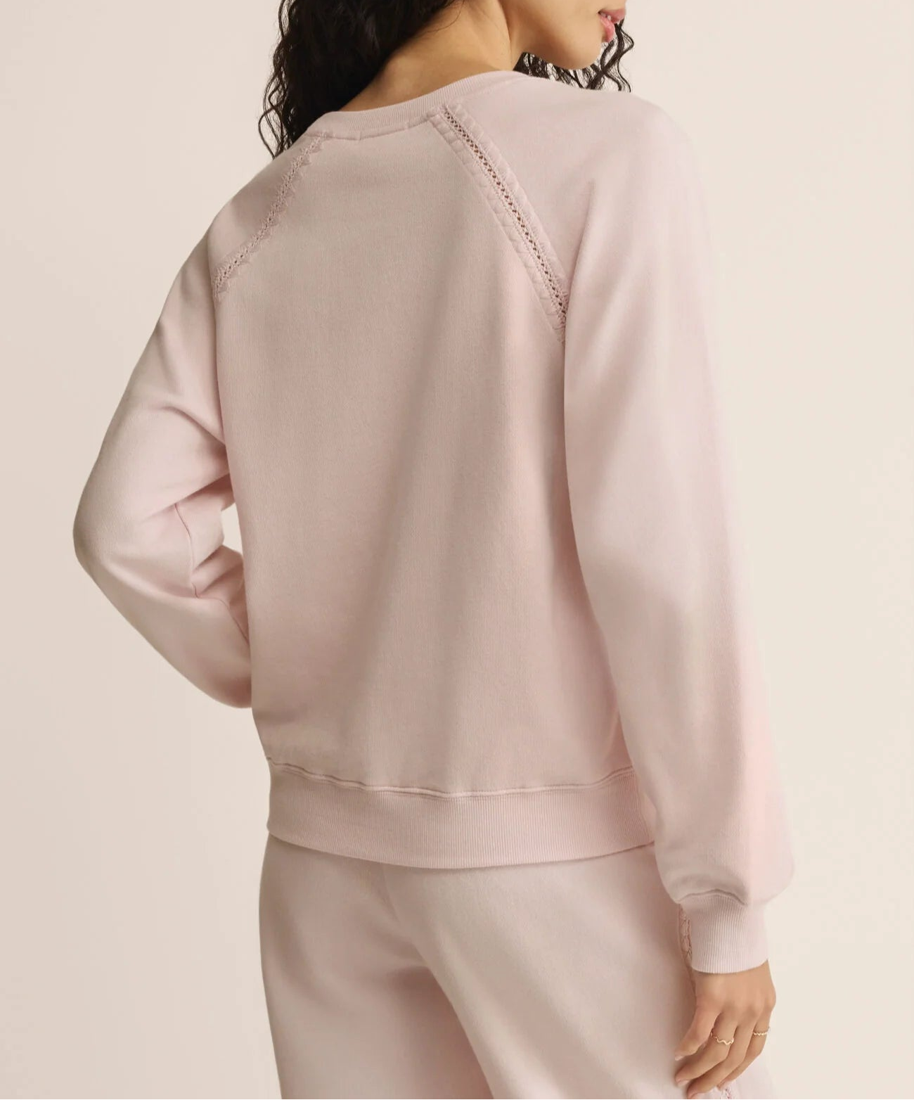 Z Supply All Around Sweatshirt - Washed Pink