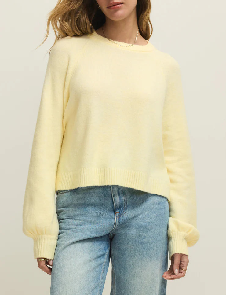 Z Supply Coming Up Sweater - Pineapple