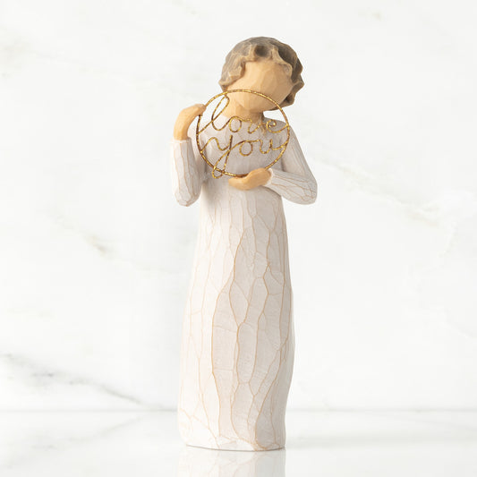 Love You Sculpted Figure by Susan Lordi | Willow Tree