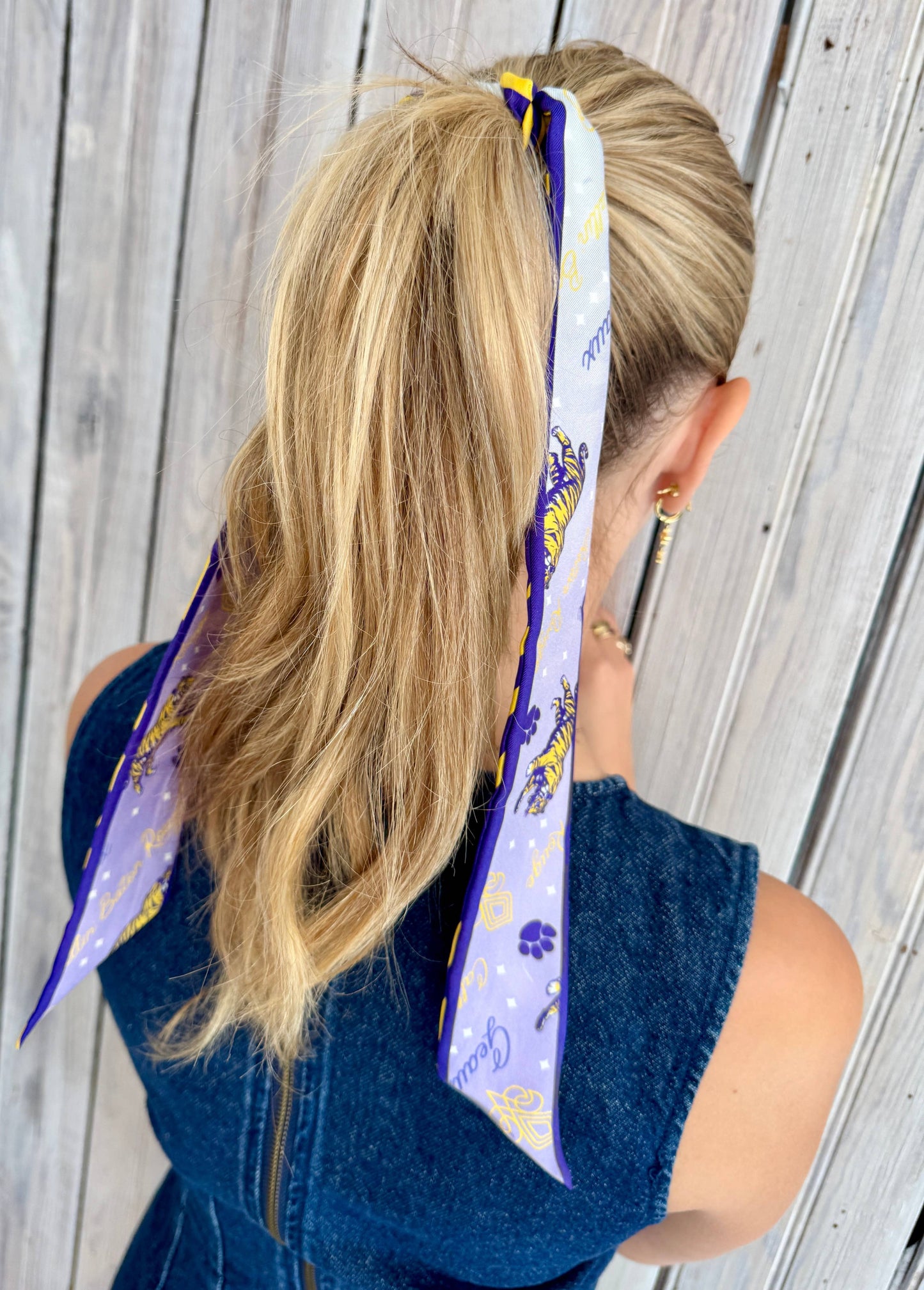 Geaux Silk Twilly Scarf