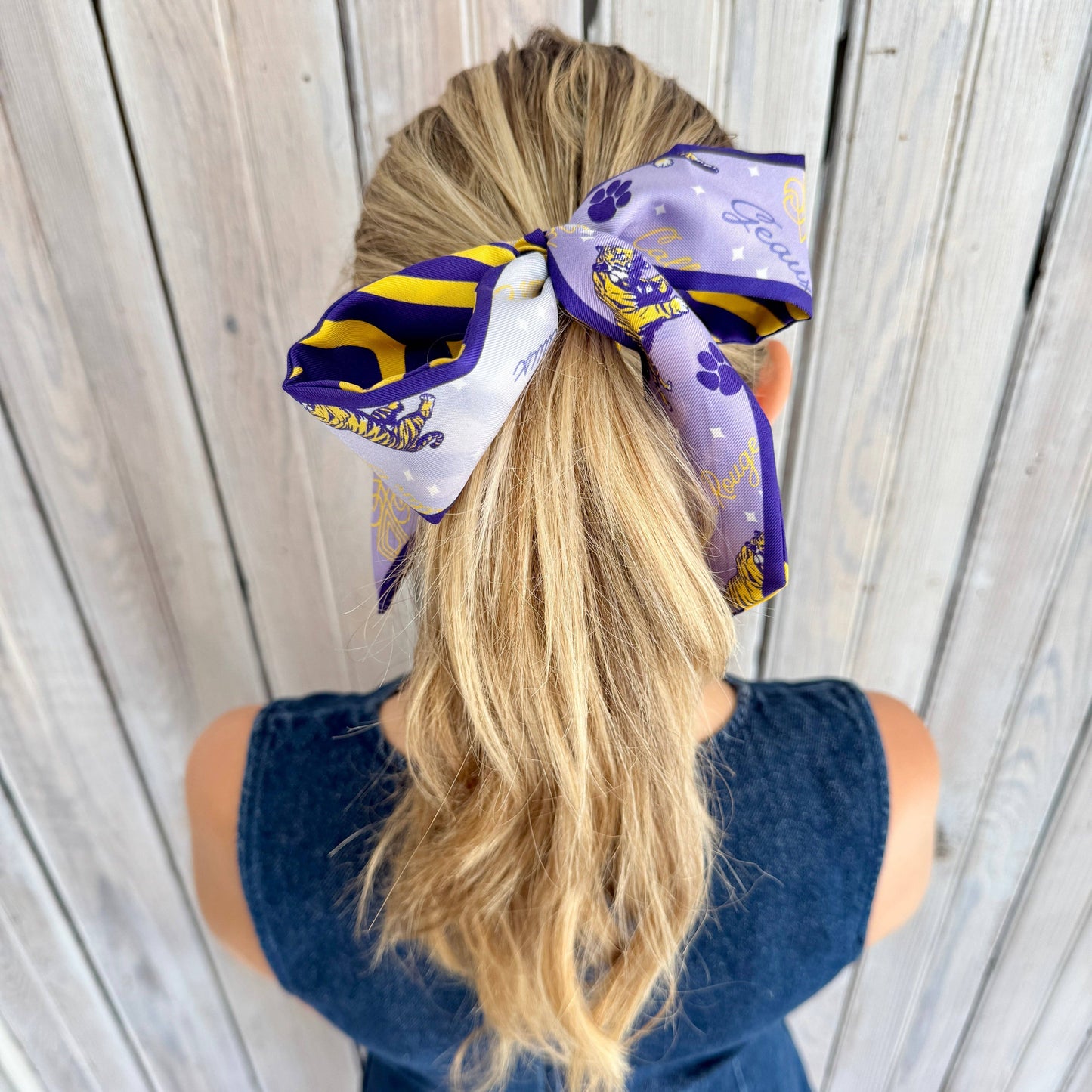 Geaux Silk Twilly Scarf