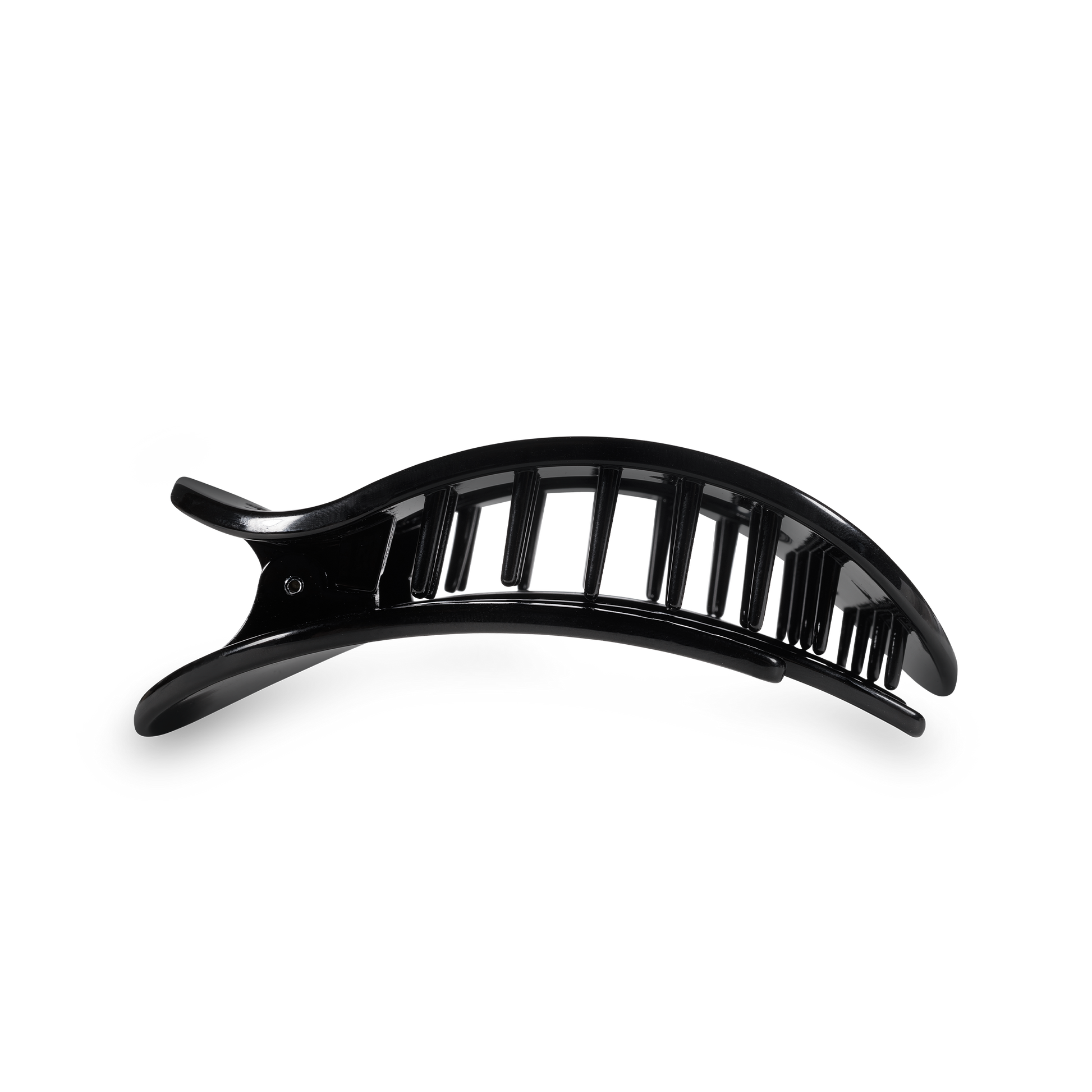 Round Flat Hair Clip | Med. | Jet Black