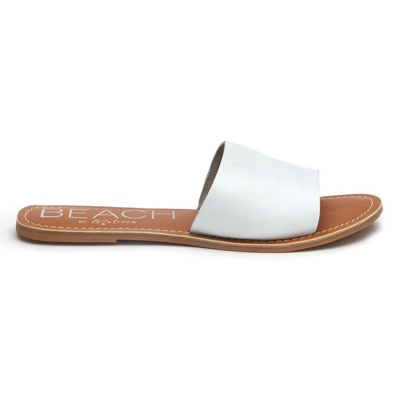 Beach Cabana Slide Sandal - White