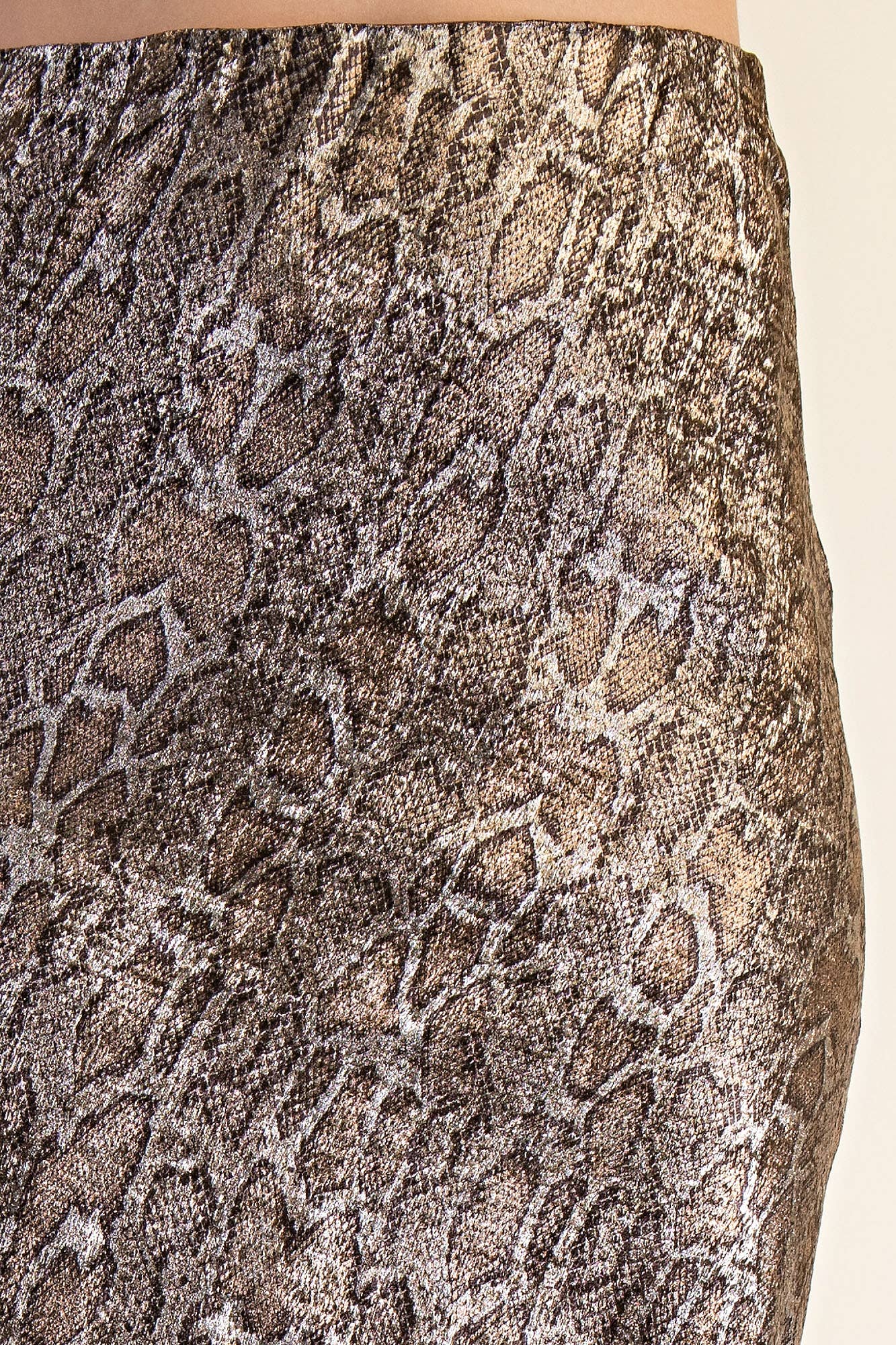 Chill Out Waist Elastic Band Midi Skirt - Olive