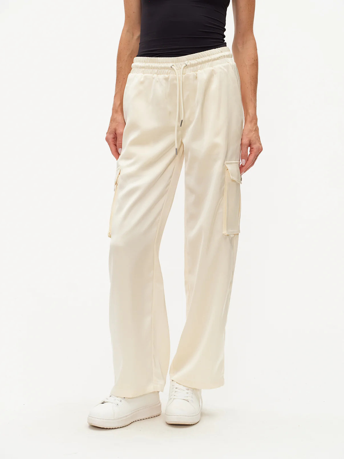 Elsa Cargo Pants - Vanilla Cream