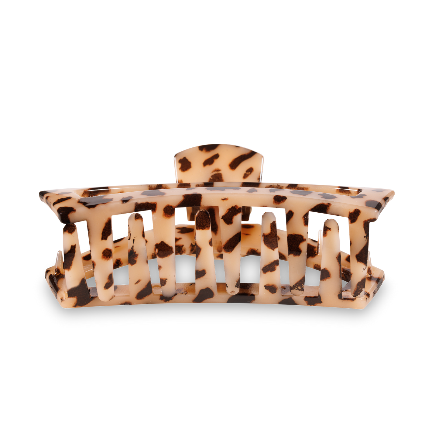 Teleties Open Hair Clip | Large | Blonde Tortoise