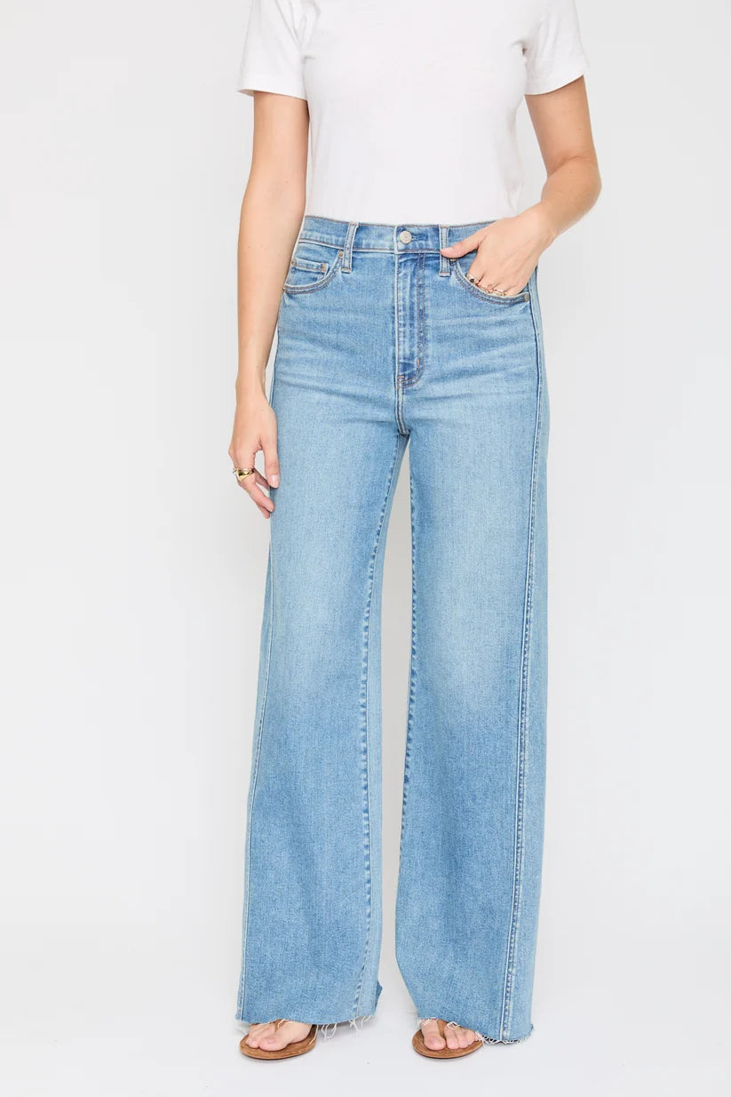 Daze Far Out Wide Leg High Rise Denim - Make Believe