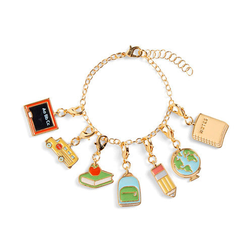 School Charm Bracelet Set